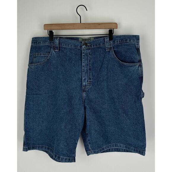 Wrangler Authentics Mens Loose Fit Carpenter Short Size 42 Antique Stonewash New - Picture 5 of 11
